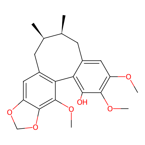 Gomisin L1, (-)- structure