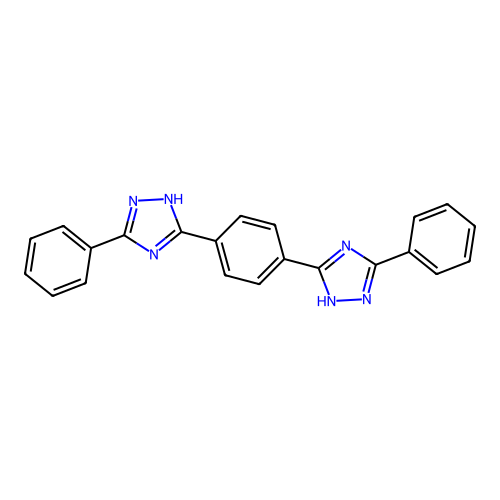 1H-1,2,4-Triazole, 3,3'-(1,4-phenylene)bis[5-phenyl- structure