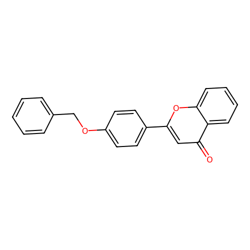 2-(4-Benzyloxyphenyl)chromone structure