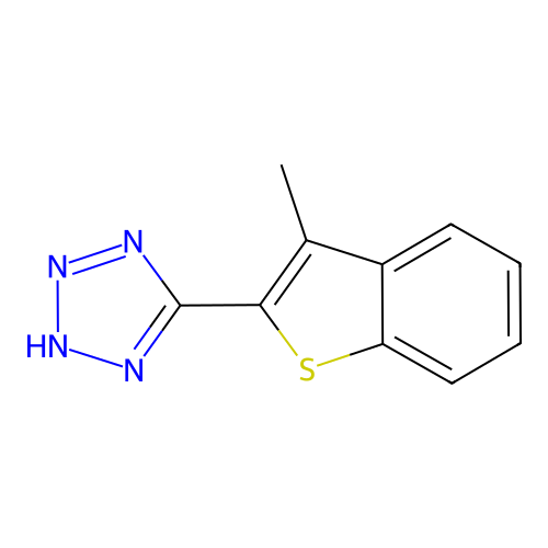 5-(3-Methylbenzo[b]thiophen-2-yl)-1H-tetrazole structure