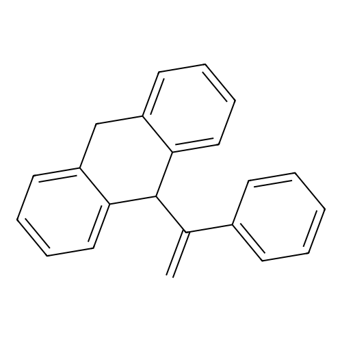 9-(1-Phenylvinyl)-9,10-dihydroanthracene structure