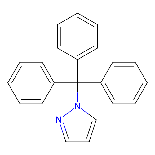 1-Trityl-1H-pyrazole structure