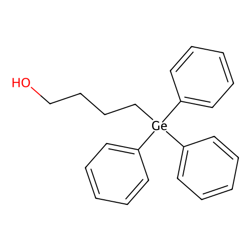 (4-Hydroxybutyl)triphenylgermane structure