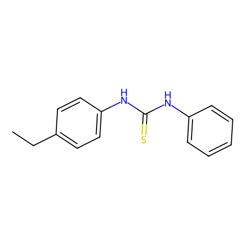 1-(4-Ethylphenyl)-3-phenyl-2-thiourea structure