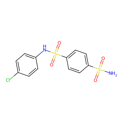 4-N-(4-chlorophenyl)benzene-1,4-disulfonamide structure