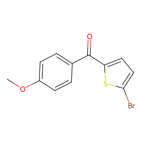 Methanone, (5-bromo-2-thienyl)(4-methoxyphenyl)- structure