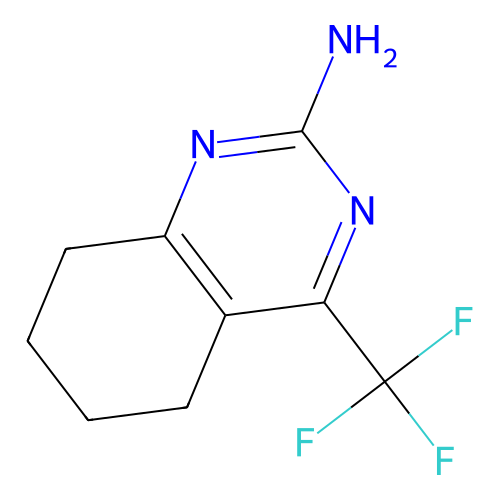4-(Trifluoromethyl)-5,6,7,8-tetrahydroquinazolin-2-amine structure