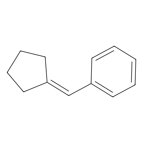 (Cyclopentylidenemethyl)benzene structure