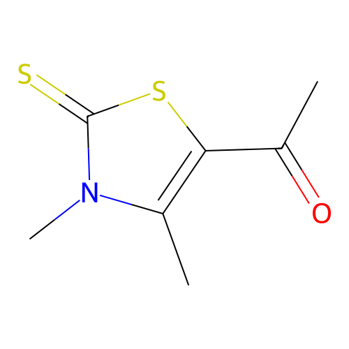 1-(3,4-Dimethyl-2-thioxo-2,3-dihydro-1,3-thiazol-5-yl)ethanone structure