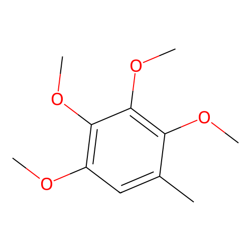 2,3,4,5-Tetramethoxytoluene structure