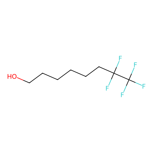 7,7,8,8,8-Pentafluorooctan-1-ol structure