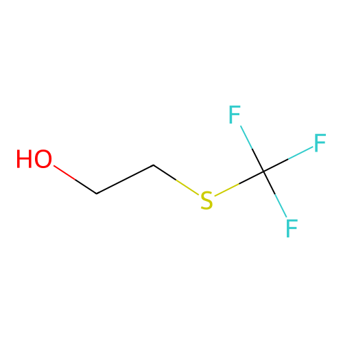 2-(Trifluoromethylsulfanyl)ethanol structure