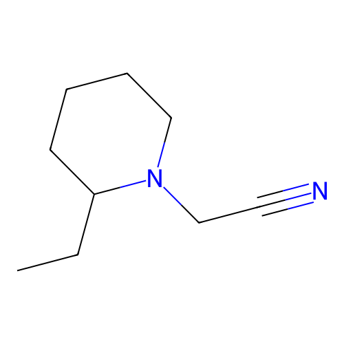 2-(2-Ethylpiperidin-1-yl)acetonitrile structure