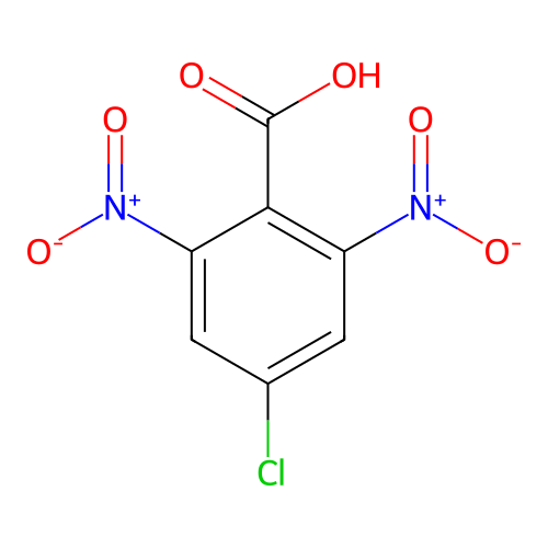 4-Chloro-2,6-dinitrobenzoic acid structure