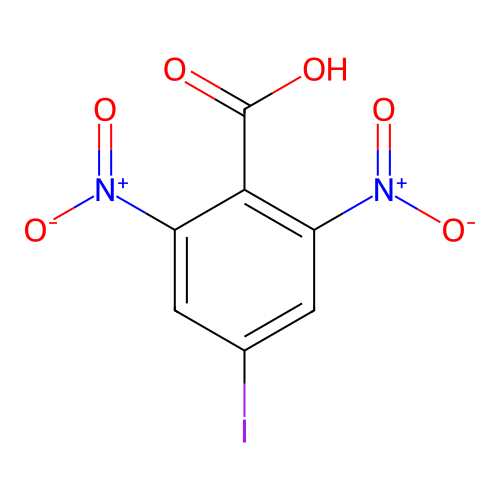 2,6-Dinitro-4-iodobenzoic acid structure