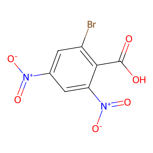 2-Bromo-4,6-dinitrobenzoic acid structure