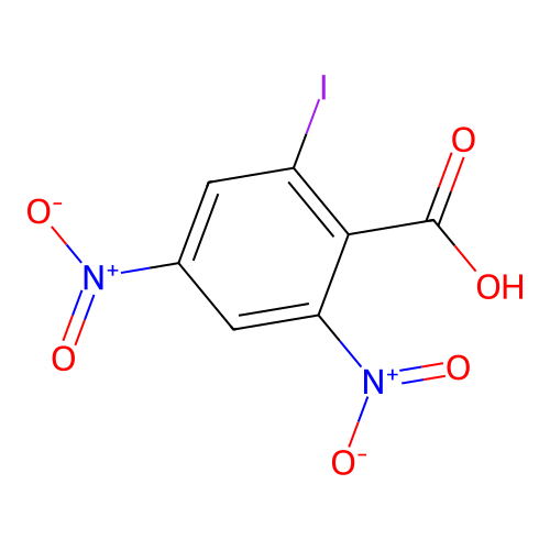 4,6-Dinitro-2-iodobenzoic acid structure