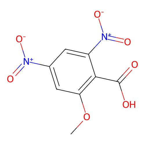 2-Methoxy-4,6-dinitrobenzoic acid structure