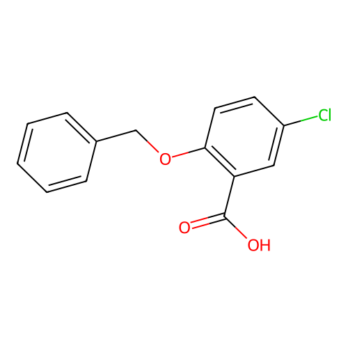 2-(Benzyloxy)-5-chlorobenzoic acid structure