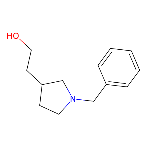 2-(1-Benzylpyrrolidin-3-yl)ethanol structure