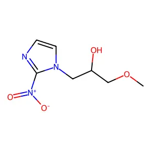 (2R)-1-methoxy-3-(2-nitro-1H-imidazol-1-yl)propan-2-ol structure