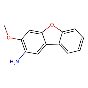 3-Methoxy-2-dibenzofuranamine structure