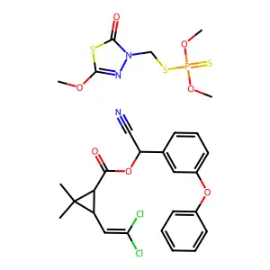 Cypermethrin-methidathion mixt structure