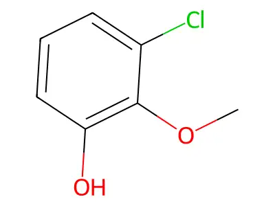3-Chloro-2-methoxyphenol structure