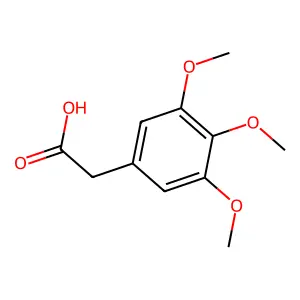 3,4,5-Trimethoxyphenylacetic acid structure