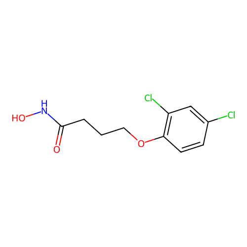 4-(2,4-dichlorophenoxy)-N-hydroxybutanamide structure