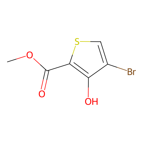 4-溴-3-羟基噻吩-2-甲酸甲酯 structure