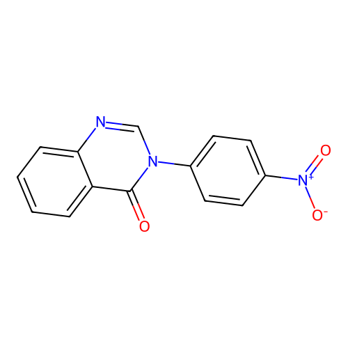 3-(4-Nitro-phenyl)-3H-quinazolin-4-one structure