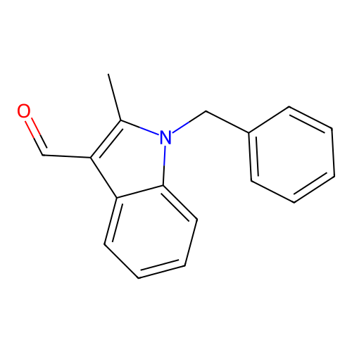 1-Benzyl-2-methyl-1H-indole-3-carbaldehyde structure