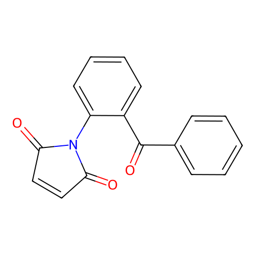 1H-Pyrrole-2,5-dione, 1-(2-benzoylphenyl)- structure
