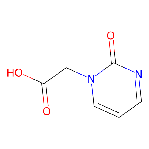 2-(2-Oxo-1,2-dihydropyrimidin-1-yl)acetic acid structure