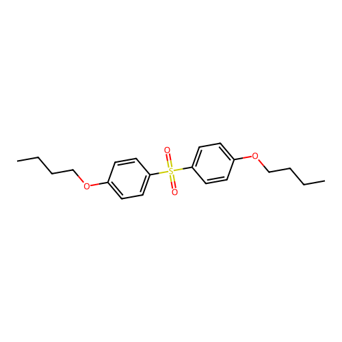 1-Butoxy-4-(4-butoxybenzenesulfonyl)benzene structure