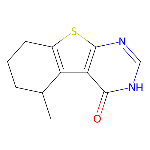 5,6,7,8-Tetrahydro-5-methyl(1)benzothieno(2,3-d)pyrimidin-4(1H)-one structure