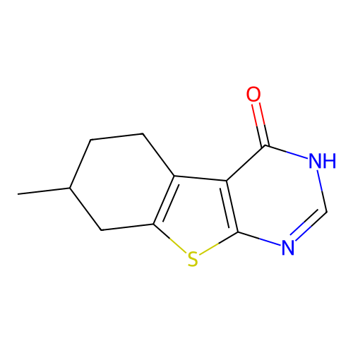 5,6,7,8-Tetrahydro-7-methyl(1)benzothieno(2,3-d)pyrimidin-4(1H)-one structure