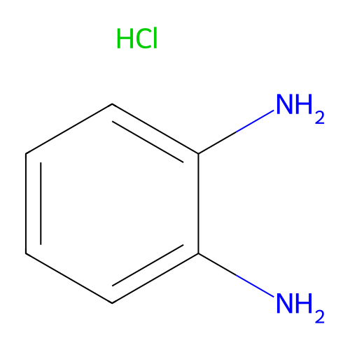 Benzene-o-diamine monohydrochloride structure