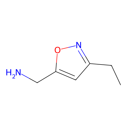 (3-Ethyl-1,2-oxazol-5-yl)methanamine structure