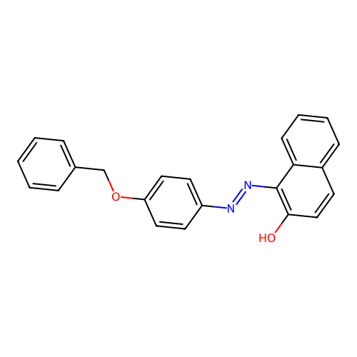 1-(4-(Benzyloxy)phenylazo)-2-naphthol structure