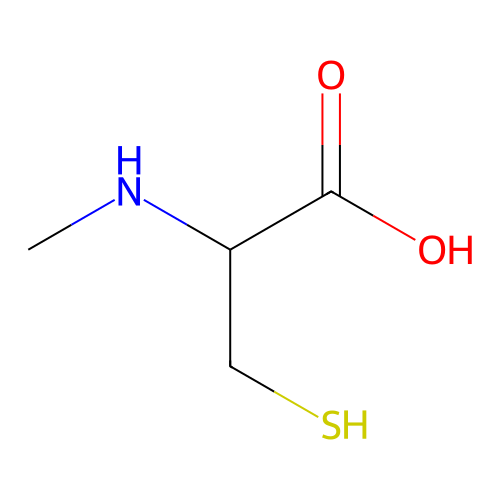 3-Mercapto-2-methylamino-propionic acid structure