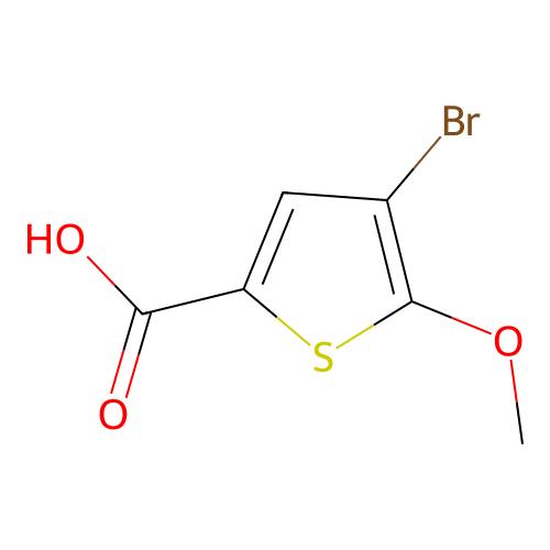 4-Bromo-5-methoxythiophene-2-carboxylic acid structure
