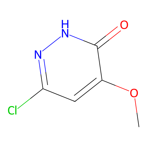 6-chloro-4-methoxy-3(2H)-pyridazinone structure