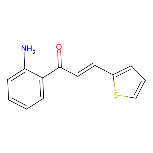1-(2-Aminophenyl)-3-(thiophen-2-yl)prop-2-en-1-one structure