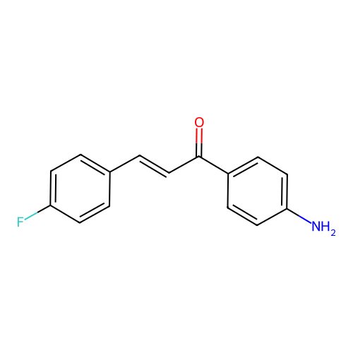 1-(4-Aminophenyl)-3-(4-fluorophenyl)prop-2-en-1-one structure