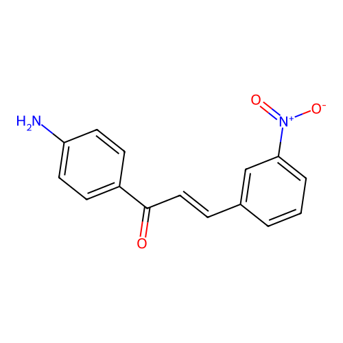 4'-Amino-3-nitrochalcone structure