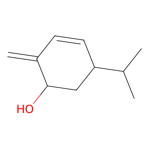 (2S,4R)-p-Mentha-1(7),5-dien-2-ol structure