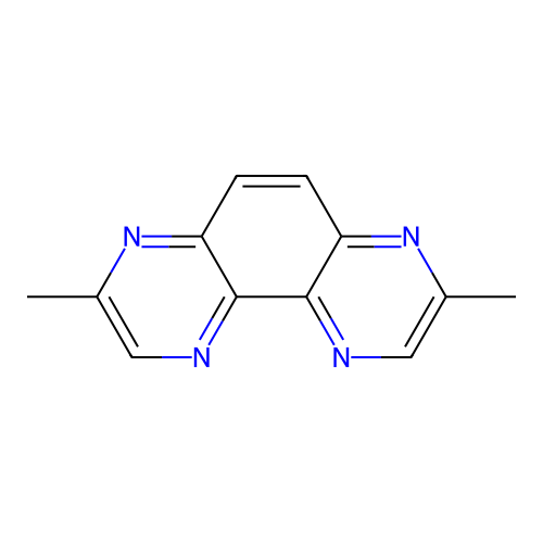 3,8-Dimethylpyrazino[2,3-f]quinoxaline structure