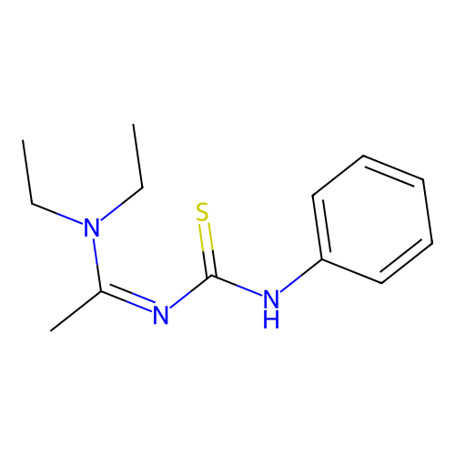 3-[(1E)-1-(Diethylamino)ethylidene]-1-phenylthiourea structure